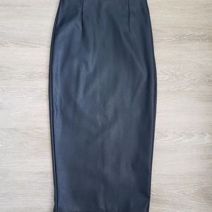 ASOS Tall Faux Leather Pencil Skirt